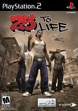 Cover image of 25 to Life on PS2