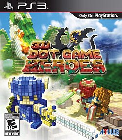 Cover image of 3D Dot Game Heroes on PS3