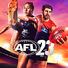 Cover image of AFL 23 on PS5