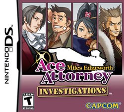 Cover image of Ace Attorney Investigations: Miles Edgeworth on DS