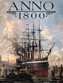 Cover image of Anno 1800 on PS5