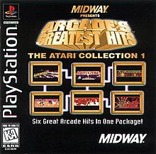 Cover image of Arcade's Greatest Hits: The Atari Collection 1 on PlayStation