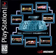 Cover image of Arcade's Greatest Hits: The Midway Collection 2 on PlayStation