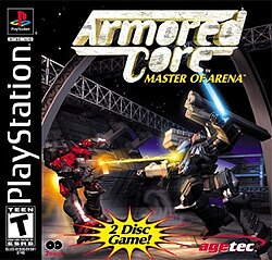 Cover image of Armored Core: Master of Arena on PlayStation