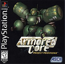 Cover image of Armored Core: Project Phantasma on PlayStation