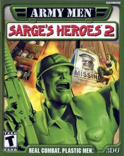 Cover image of Army Men: Sarge's Heroes 2 on PS2