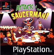 Cover image of Attack of the Saucerman on PlayStation