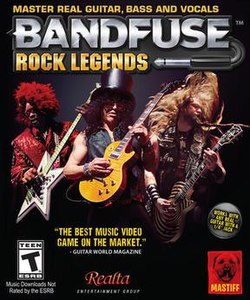 Cover image of BandFuse: Rock Legends on PS3