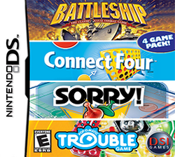Cover image of Battleship/Connect Four/Sorry!/Trouble on DS