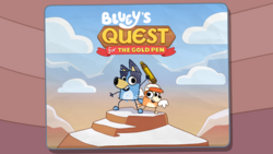 Cover image of Bluey's Quest for the Gold Pen on Xbox Series X/S