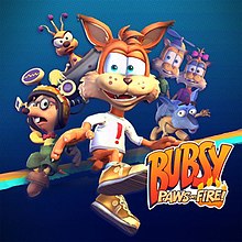 Cover image of Bubsy: Paws on Fire! on PS4