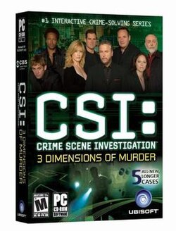 Cover image of CSI: 3 Dimensions of Murder on PS2