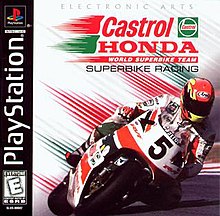 Cover image of Castrol Honda Superbike Racing on PlayStation