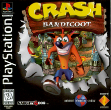 Cover image of Crash Bandicoot on PlayStation