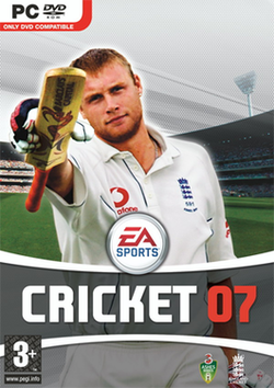 Cover image of Cricket 07 on PS2