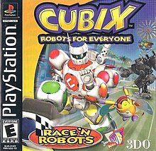 Cover image of Cubix - Robots for Everyone: Race 'N Robots on PlayStation