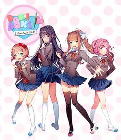 Cover image of Doki Doki Literature Club Plus! on Switch