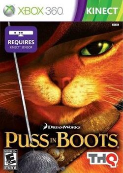 Cover image of DreamWorks Puss in Boots on DS