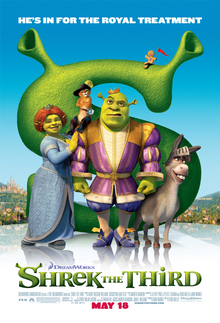 Cover image of DreamWorks Shrek the Third on PS2