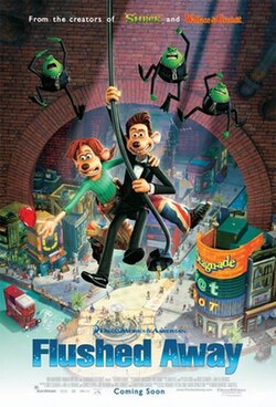 Cover image of DreamWorks & Aardman Flushed Away on PS2