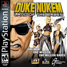 Cover image of Duke Nukem: Land of the Babes on PlayStation