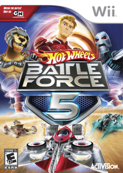 Cover image of Hot Wheels: Battle Force 5 on DS