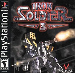 Cover image of Iron Soldier 3 on PlayStation