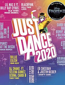 Cover image of Just Dance 2020 on Switch