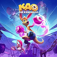 Cover image of Kao the Kangaroo on PS5