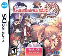 Cover image of Luminous Arc 2 on DS