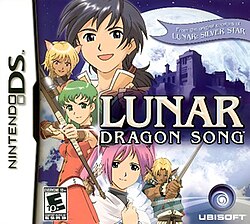Cover image of Lunar: Dragon Song on DS