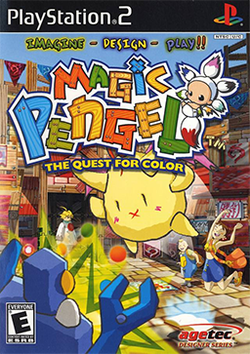 Cover image of Magic Pengel: The Quest for Color on PS2