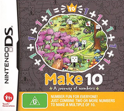 Cover image of Make 10: A Journey of Numbers on DS