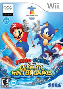 Cover image of Mario & Sonic at the Olympic Winter Games on DS