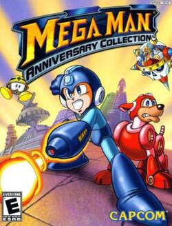 Cover image of Mega Man Anniversary Collection on PS2