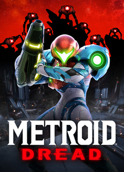 Cover image of Metroid Dread on Switch