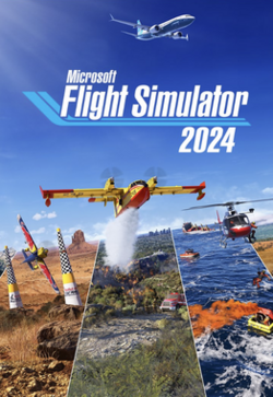 Cover image of Microsoft Flight Simulator 2024 on PS5