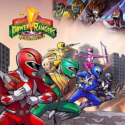 Cover image of Mighty Morphin Power Rangers: Mega Battle on PS4