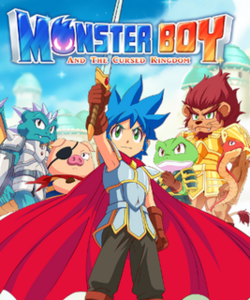 Cover image of Monster Boy and the Cursed Kingdom on PS4