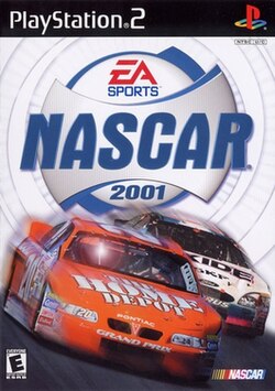 Cover image of NASCAR 2001 on PlayStation
