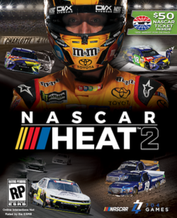 Cover image of NASCAR Heat 2 on PS4