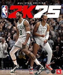 Cover image of NBA 2K25 on Xbox Series X/S