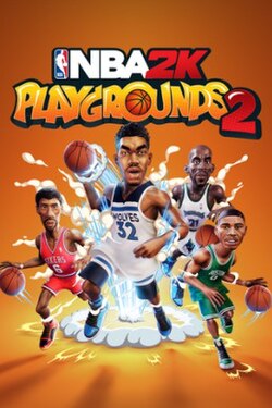 Cover image of NBA 2K Playgrounds 2 on Switch