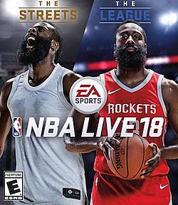 Cover image of NBA Live 18 on Xbox One