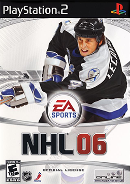 Cover image of NHL 06 on PS2