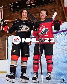 Cover image of NHL 23 on PS5