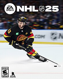 Cover image of NHL 25 on Xbox Series X/S