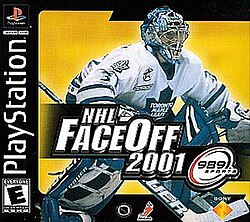 Cover image of NHL FaceOff 2001 on PS2