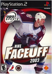 Cover image of NHL FaceOff 2003 on PS2