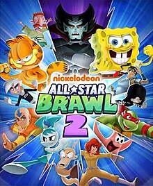 Cover image of Nickelodeon All-Star Brawl 2 on PS5